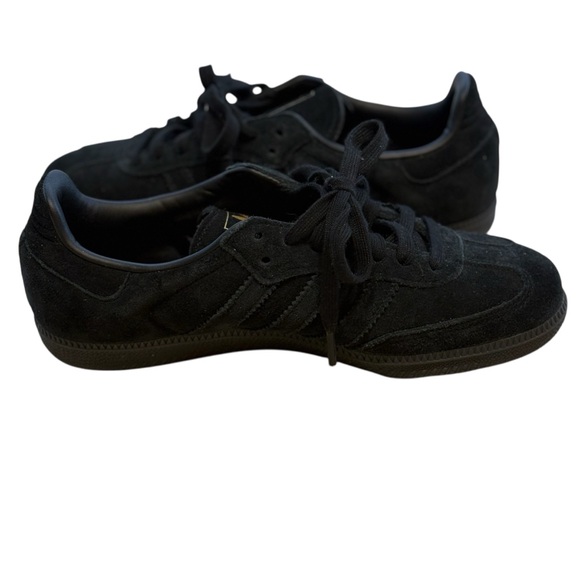 Adidas Men's Black Gazelle Suede Sneakers Size 7 - Picture 6 of 12